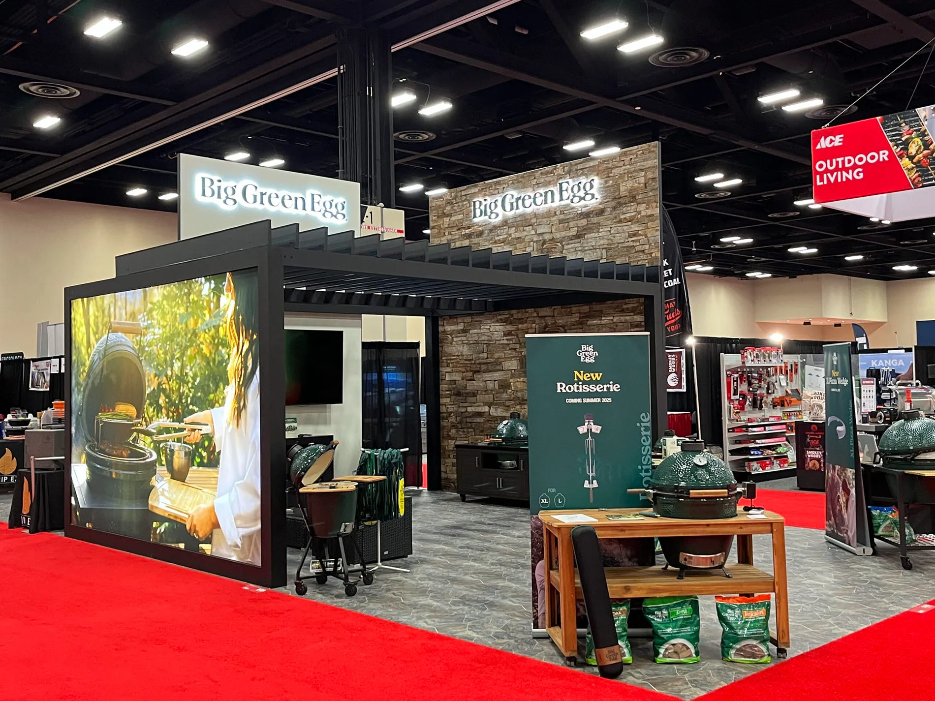 Big Green Egg Exhibit Booth
